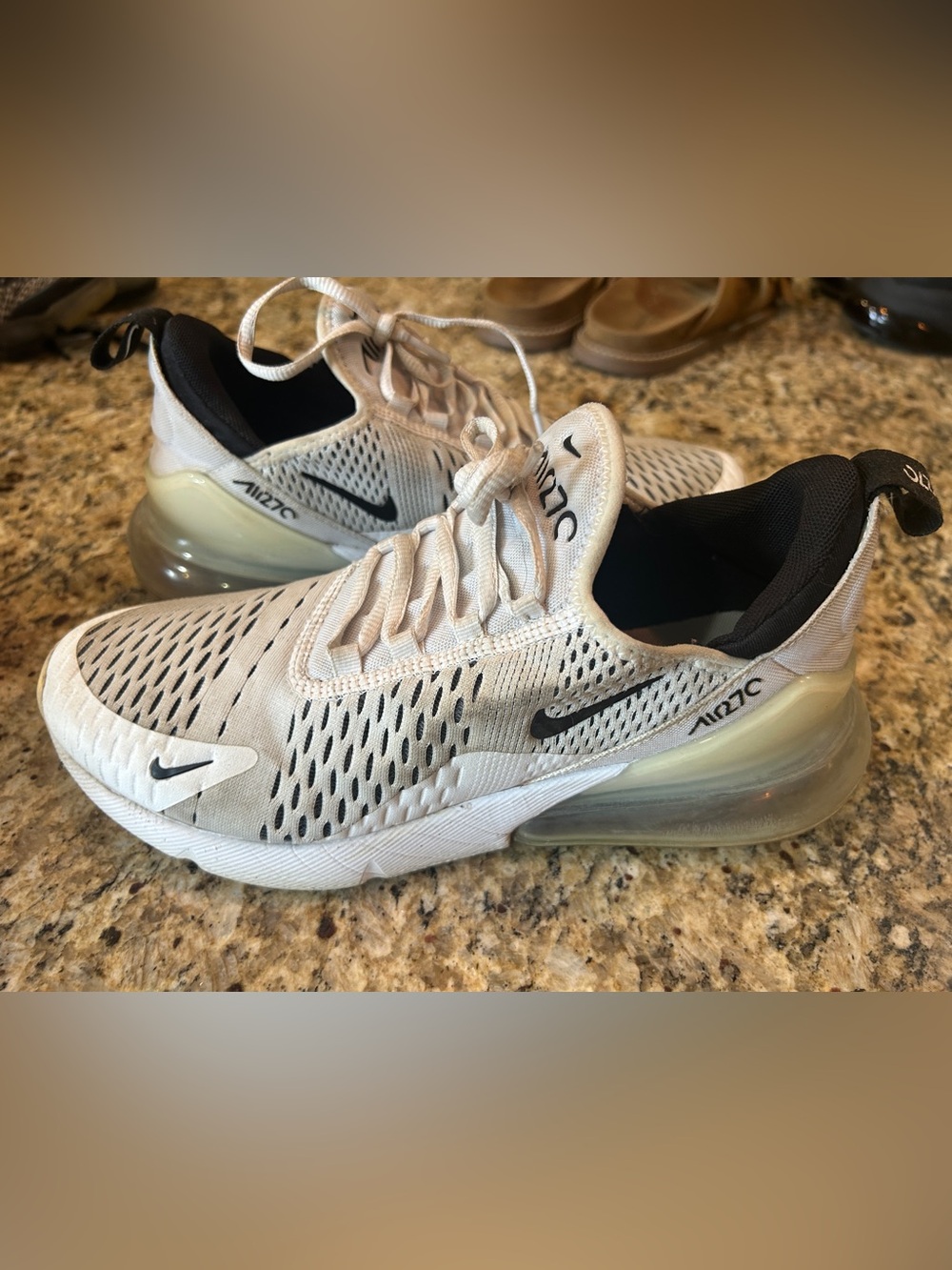Nike Women's Air Max 270 in White and Black